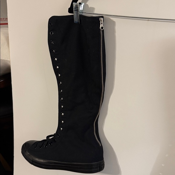 Converse Chuck Taylor All Stars Black High Lace-Up Sneaker NWOT Sz W 12.5 M 10.5 - Picture 13 of 14